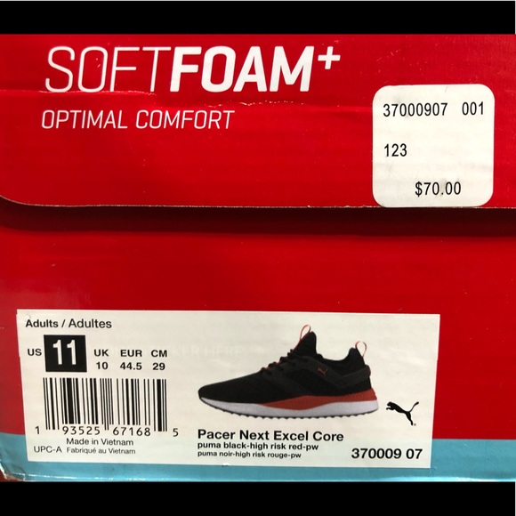 Puma Men's Pacer Next Excel Running Sneakers - Picture 12 of 14